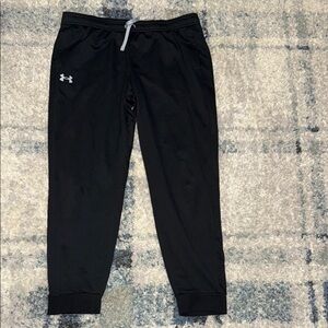 Under Armour Black Sweatpants Tapered Fit